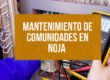 Mantenimiento de comunidades en Noja